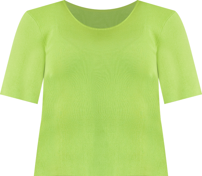 Plus Size Elbow-Sleeve Sweater T-Shirt