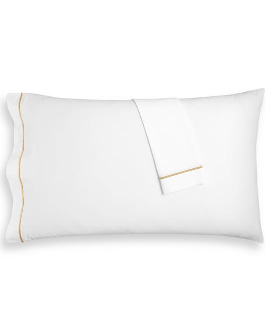 Italian Percale 100% Cotton Pillowcase Pair, King, Exclusively at Macy's