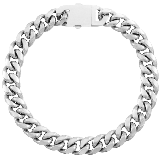 Smith Men's Heavy Curb Link Chain Bracelet