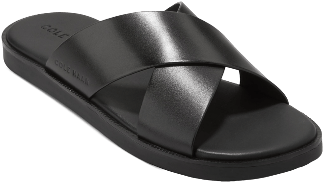 Men's Nantucket Cross Strap Slip-On Slide Sandals