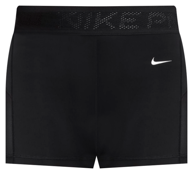 Nike Pro Women's Mid-Rise 3" Mesh-Paneled Shorts