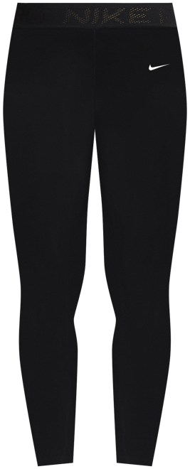 Nike Pro Women's Mid-Rise 7/8 Mesh-Paneled Leggings