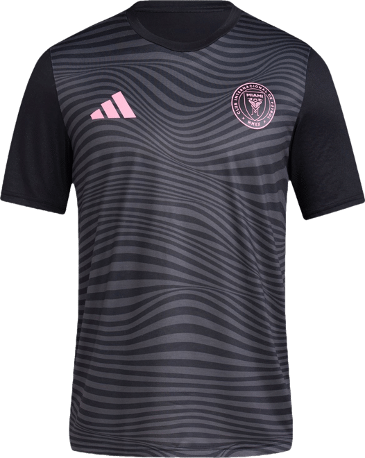 adidas Adult Inter Miami CF Lionel Messi #10 Jersey Black T-Shirt