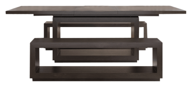 Tivie 3 Pc Dining Set (Rectangular Table + 2 Benches), Created for Macy's