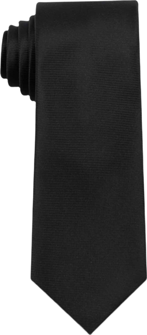 Men's Slim Solid Black Tie