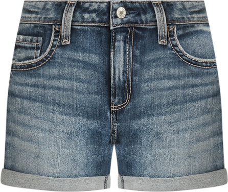 Women's Suki Mid Rise Curvy Fit Shorts