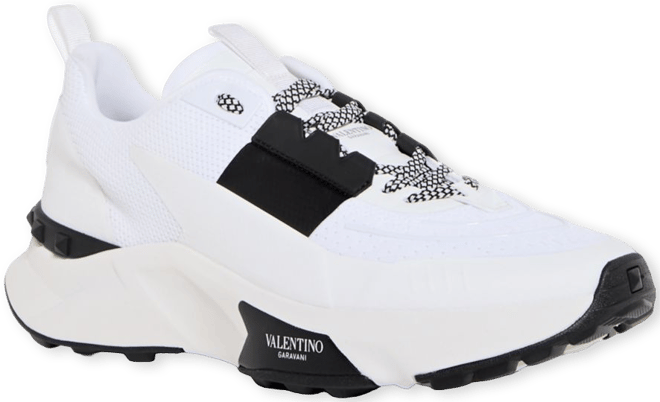 【VALENTINO】TRUE ACT LOW TOP SNEAKERS True Act Low Top Sneaker In Mesh And Rubberized Fabric for