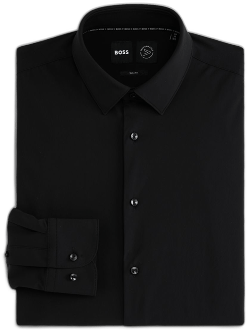 BOSS Hank Kent Slim Fit Performance Dress Shirt | Bloomingdale's Men