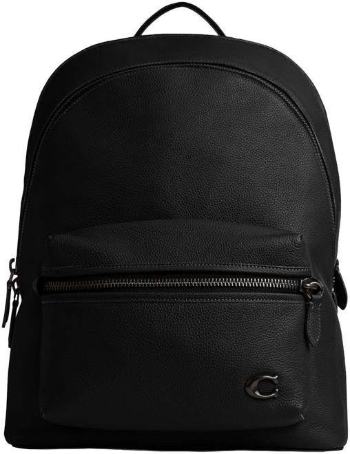 Coach black backpack mens online