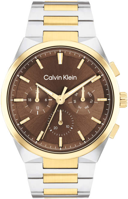 Men's Distinguish Two-Tone Stainless Steel Bracelet Watch 44mm