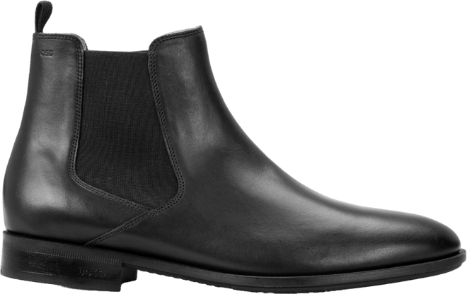 Boss by  Men's Colby Leather Chelsea Slip On Boot