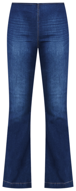 Women's High Rise Pull-On Flare Jeans, Created for Macy's