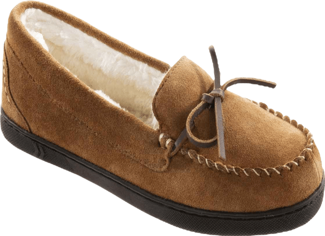 Women's Sage Genuine Suede Moccasin Slippers