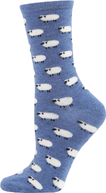 Women's Cashmere Blend Crew Socks