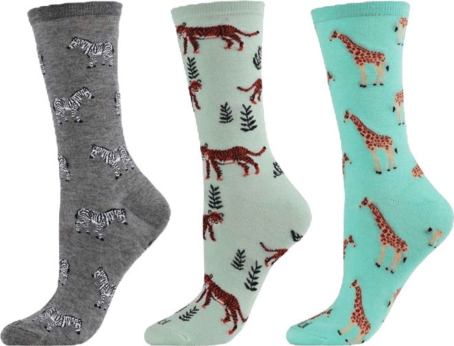 Women's Rayon from Bamboo Crew Bundle Socks Set