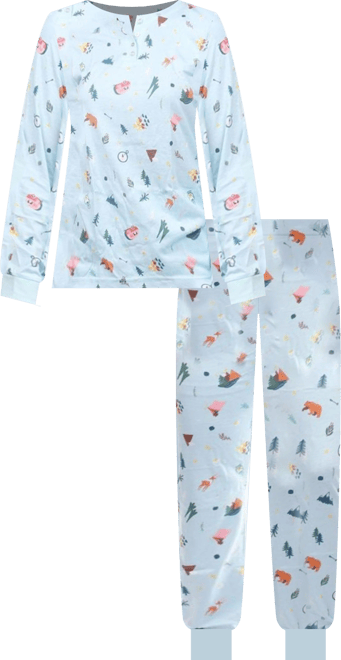 Women's Campfire Fun Cotton Blend 2 Piece Pajama Set