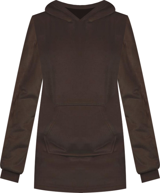 Women's Sherpa-Lined Velour Hooded Lounger