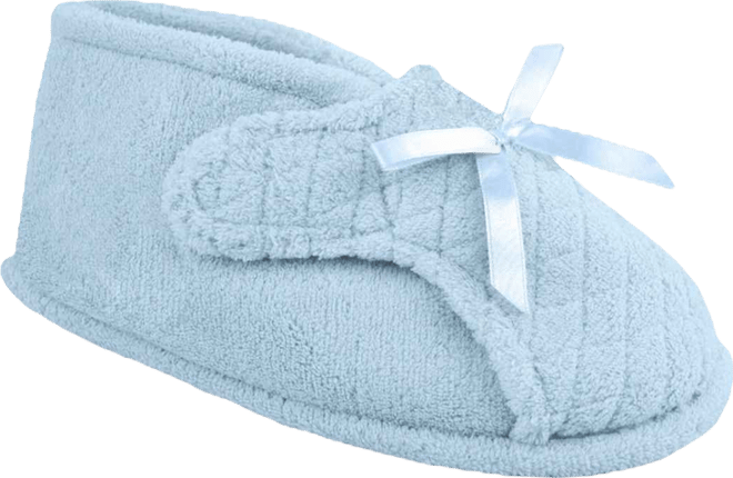 Women's Micro Chenille Adjustable Bootie Slippers