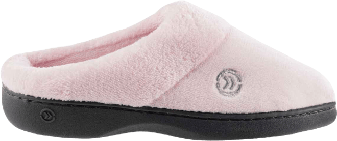 Women's Micro Terry Sport Hoodback Slippers