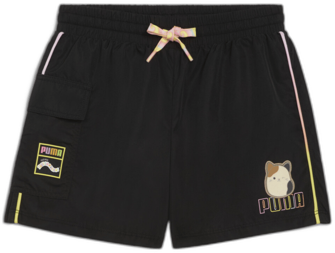 PUMA x SQUISHMALLOWSs' Cam Cargo Shorts, Toddlers, Black