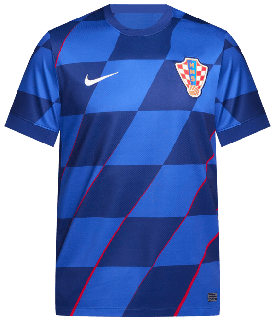 Chorvatsko Stadium 2024/25, venkovní Replika pánského fotbalového dresu Nike Dri-FIT