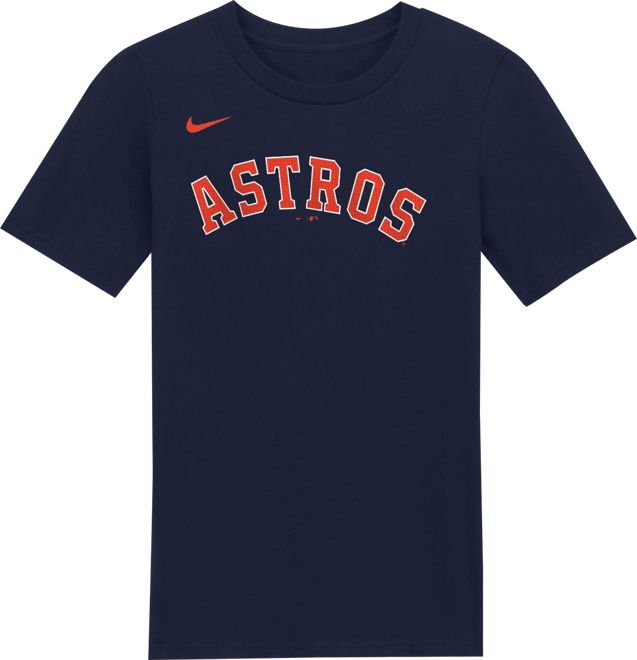 Big Boys  Jose Altuve Navy Houston Astros Home Player Name and Number T-shirt