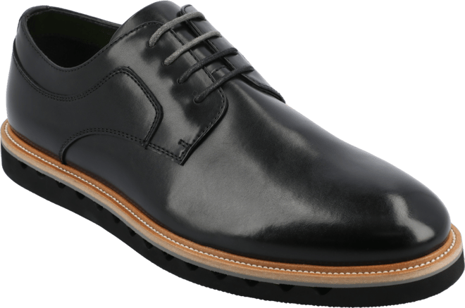 Men's William Tru Comfort Foam Plain Toe Lace-Up Derby Shoes