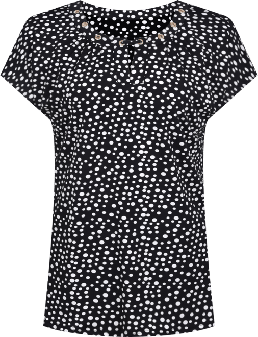 Women's Extended Sleeve Top with Grommets