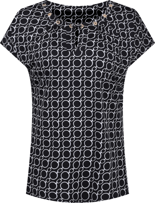 Women's Extended Sleeve Top with Grommets