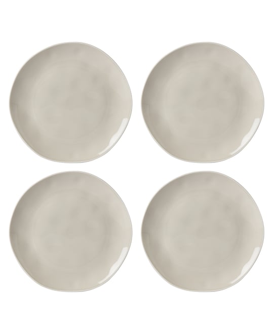 Bay Colors Solid Dinner Plates, Set of 4