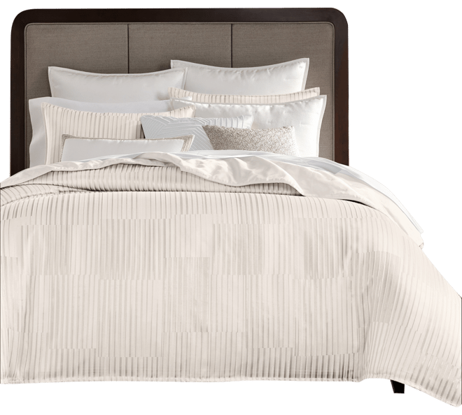 Metallic Strie 3-Pc. Duvet Cover Set, Full/Queen