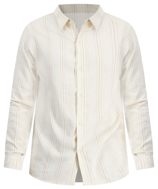 Men Regular Fit Linen Shirt