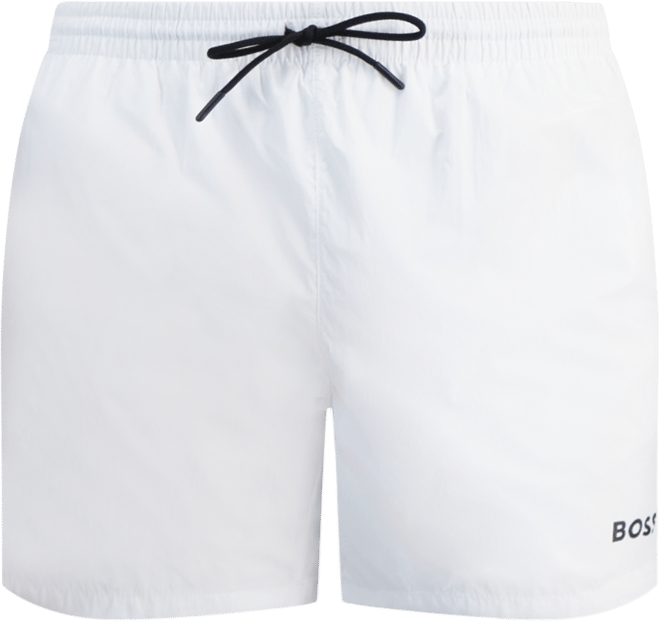 Boss by  Men's Lee Drawstring 5.3" Swim Trunks, Created for Macy's