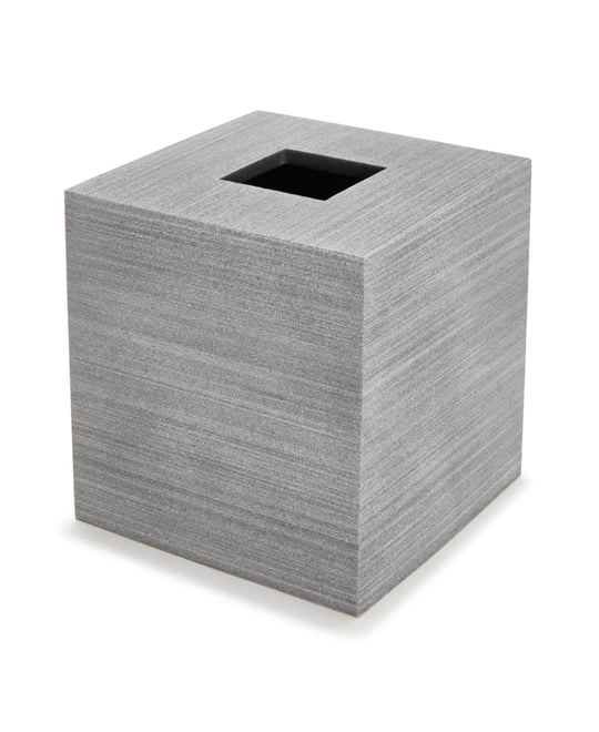 Dune Textured Resin Tissue Box Cover