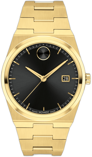 Men's Quest Swiss Quartz Ionic Gold Pvd Steel 40mm Watch