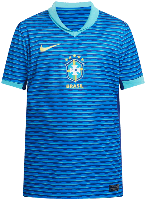 Brazil 2024 Stadium Away Big Kids' Nike Dri-FIT Soccer Replica Jersey