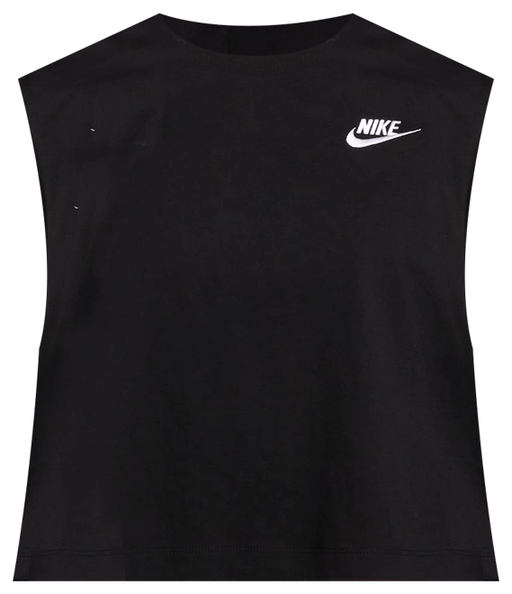 Nike Sportswear Club Playera cropped sin mangas para mujer