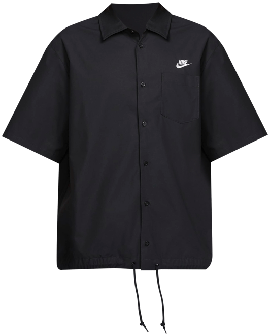 나이키 클럽 남성 반팔 옥스퍼드 버튼업 탑