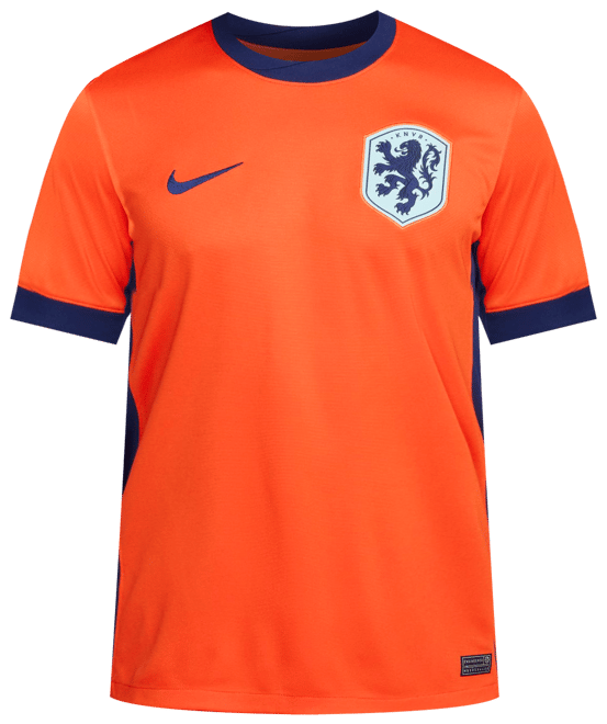 オランダ (メンズ チーム) 2024/25 スタジアム ホーム メンズ ナイキ Dri-FIT サッカー レプリカ ユニフォーム