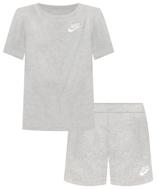 Nike Conjunto de dos piezas con shorts de tejido Knit para niños talla pequeña