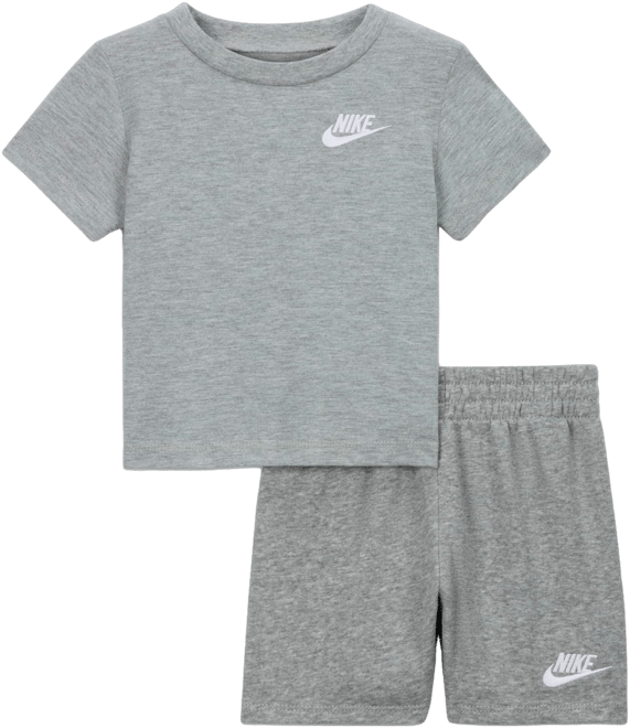 Nike Conjunto de shorts de tejido Knit de dos piezas para bebé
