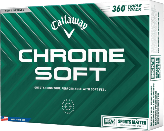 Callaway 2024 Chrome Soft Triple Track 360 Sports Matter Golf
