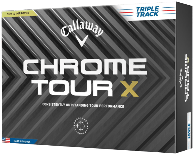 Callaway 2024 Chrome Tour X Triple Track Golf Balls | Golf Galaxy