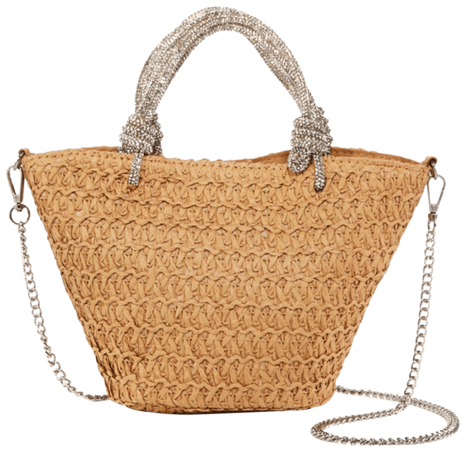 AQUA Crystal Tote - Exclusive | Bloomingdale's