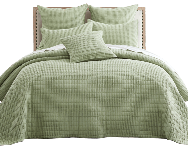 Mills Waffle Classic 3-Pc. Bedspread Set, Full