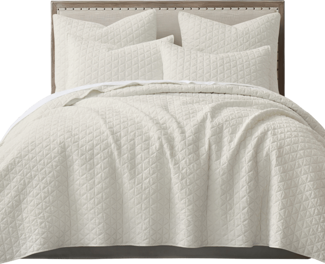 Homthreads Rowan Enzyme Wash 2-Pc. Quilt Set, Twin/Twin Xl