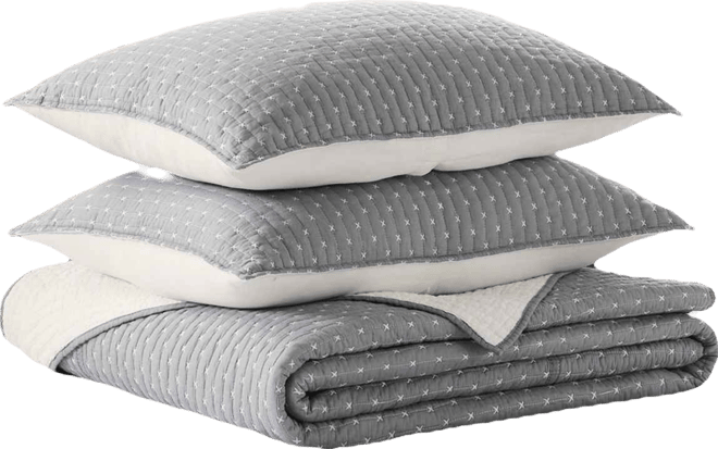 Cross Stitch Stitching 3-Pc. Bedspread Sets, King/California King