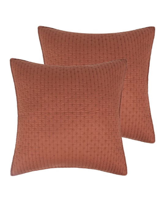 Cross Stitch Stitching 2-Pc. Sham Set, European