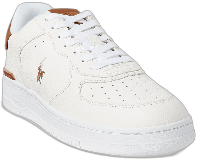 Polo Ralph Lauren Men's Masters Court Lace-Up Sneakers - Macy's