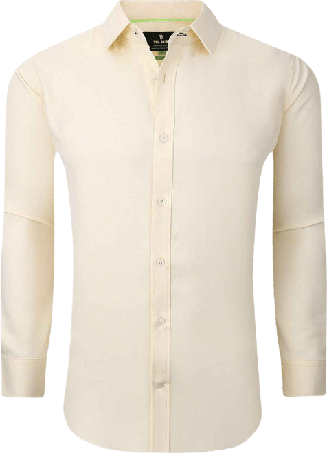 Men's Performance Solid Long Sleeve Button Down Dress Shirt